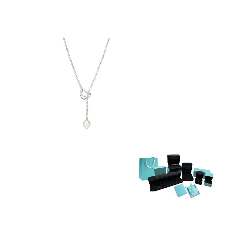 

TIFFANY & CO. Эльза Перетти 950 серебряное колье унисекс