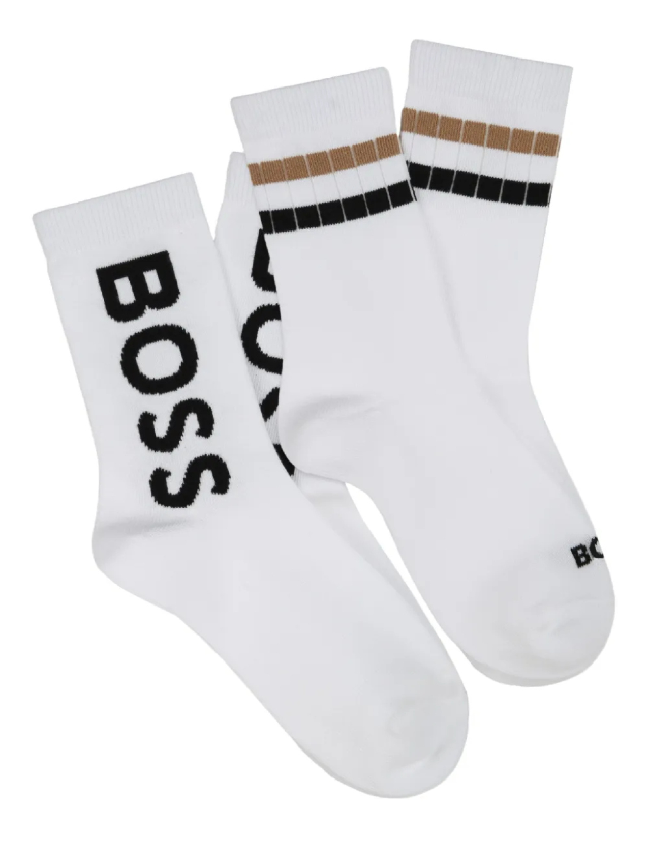 

Носки с логотипом BOSS Kidswear (упаковка из двух пар), белый
