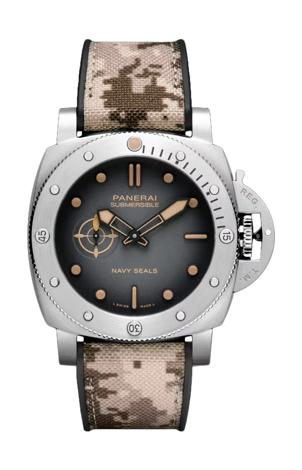 Submersible QuarantaQuattro ВМС США - PAM01518 PANERAI, серый