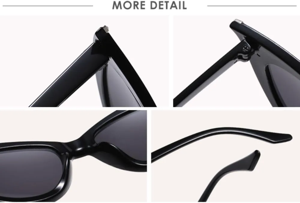 

Женские солнцезащитные очки «кошачий глаз», маленький размер, модные ретро-очки с декором в стиле «кошачий глаз», зеленые солнцезащитные очки UV400 UJNHGQ, Brown