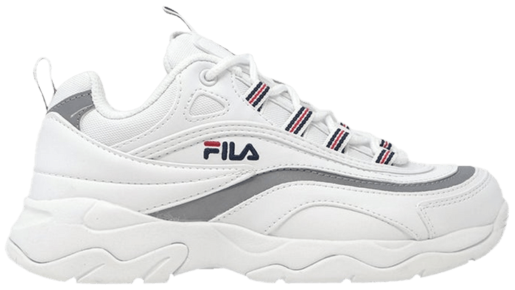 

Кроссовки Fila Ray Big Kid 'White Metallic Silver', белый