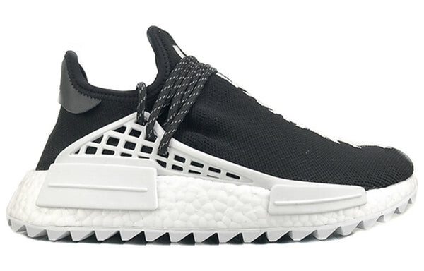 Кроссовки x pharrell x chanel nmd hu trail Adidas, черный — фото 2