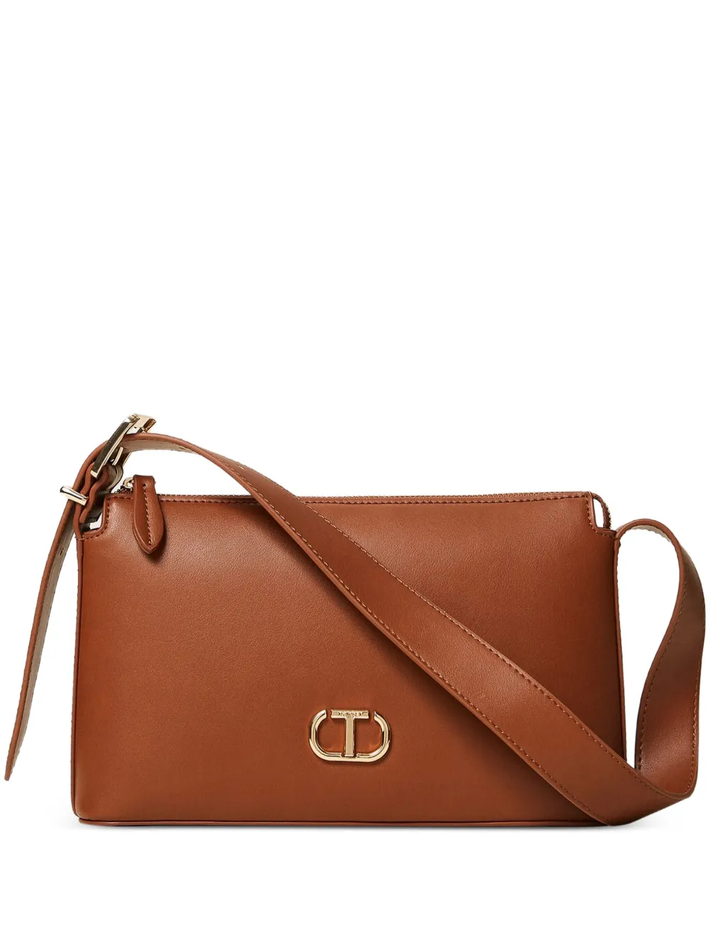 

Сумка на плечо с пряжкой TWINSET, коричневый