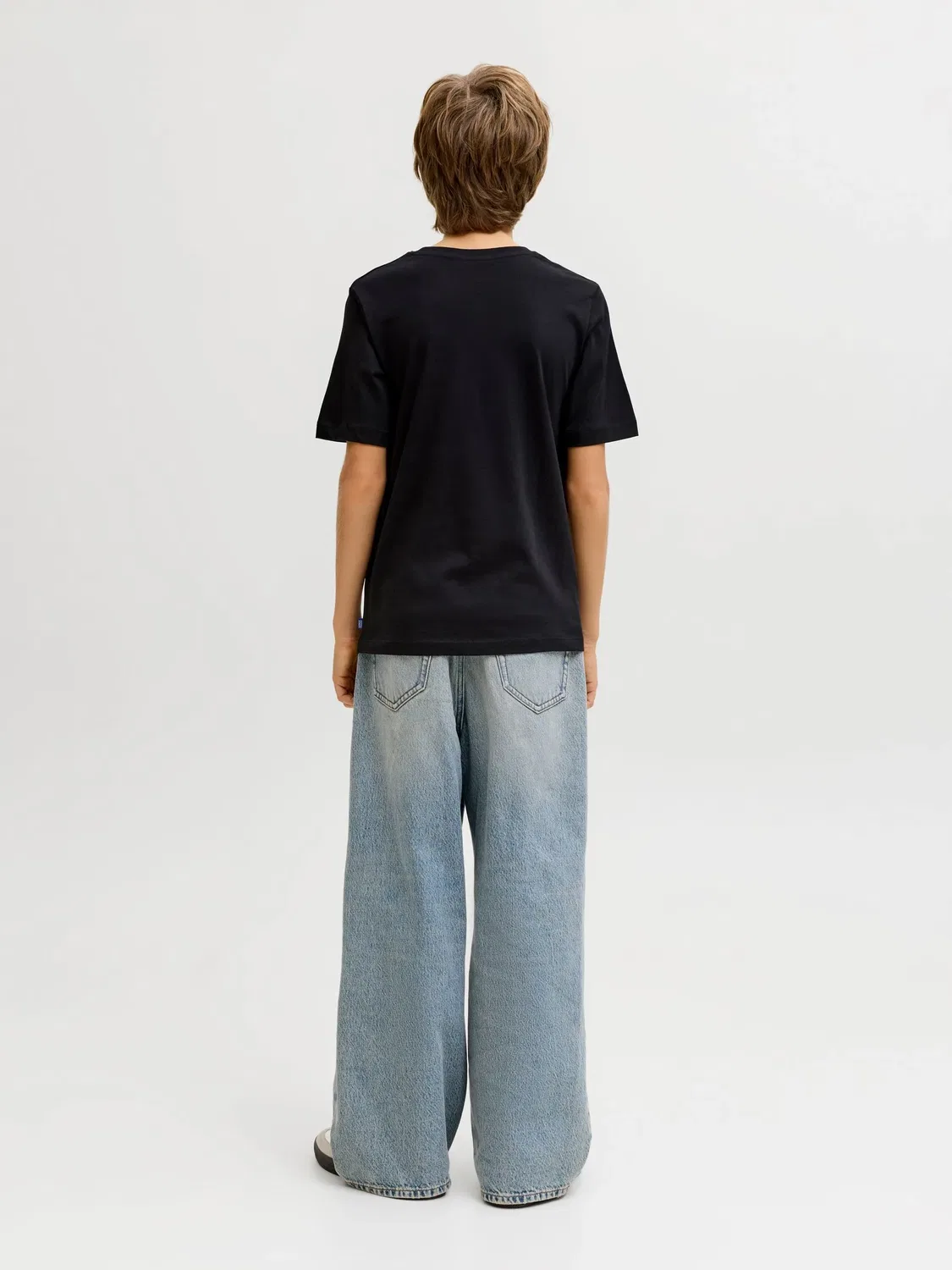 Футболка из органического хлопка JACK & JONES Junior, черный — фото 4