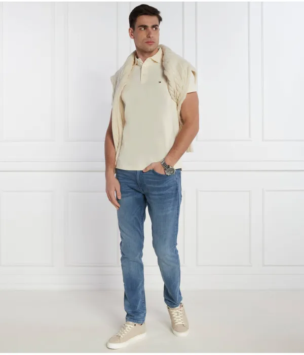 Футболка поло Slim fit Tommy Hilfiger, желтый — фото 2