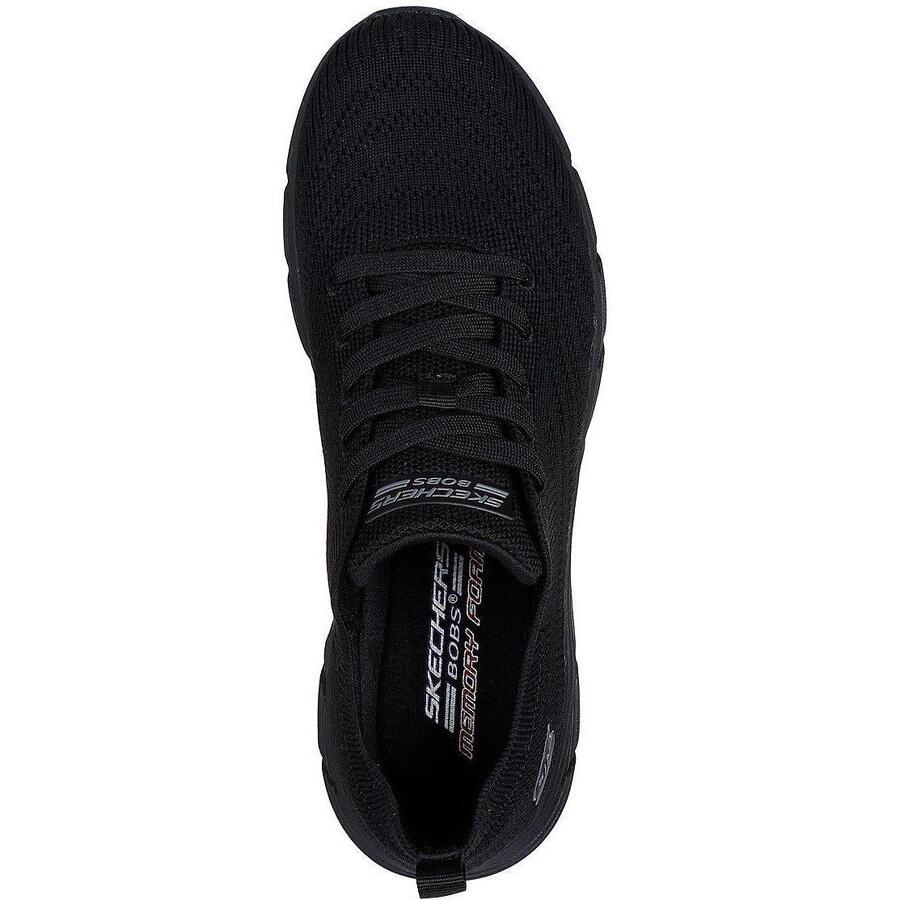 Кроссовки Skechers Bobs Bflex Lo-gracef, чёрные, женские — фото 2