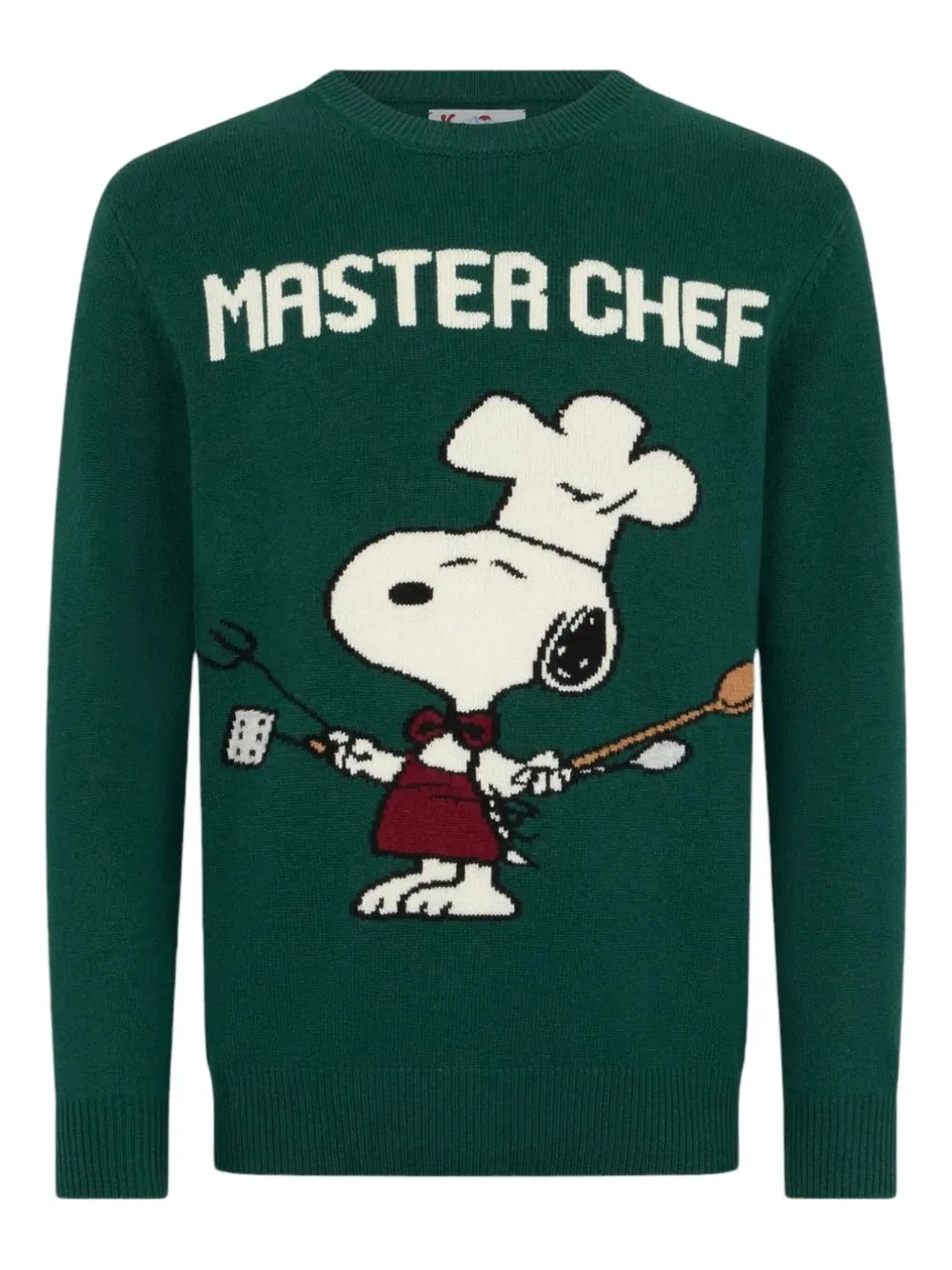 

Свитшот с графическим изображением цапли Mc2 Saint Barth, зеленый