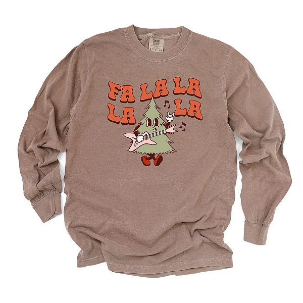 

Футболка с длинным рукавом Fa la la rockin tree garment dyed Simply Sage Market, Зеленый, Футболка с длинным рукавом Fa la la rockin tree garment dyed Simply Sage Market
