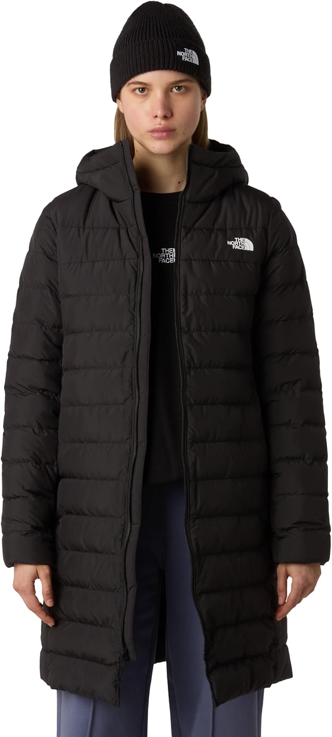 

THE NORTH FACE Женская парка Aconcagua с ветрозащитой, влагоотталкивающей пропиткой и утеплителем из пуха водоплавающих птиц 600 fill, Tnf Black