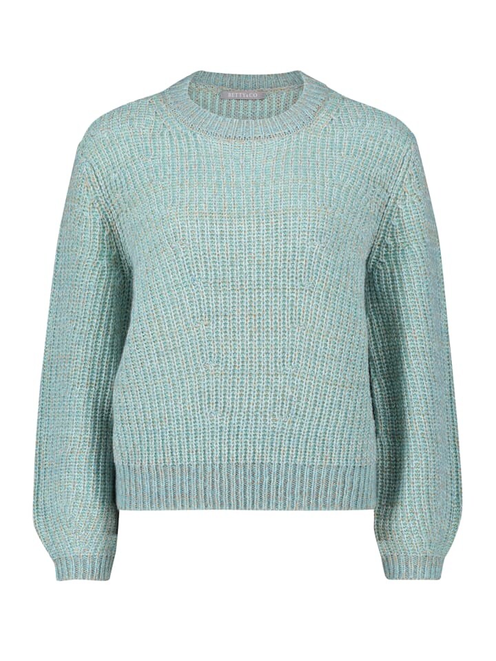 

Пуловер BETTY & CO Strickpullover mit Struktur, цвет Mint/Camel