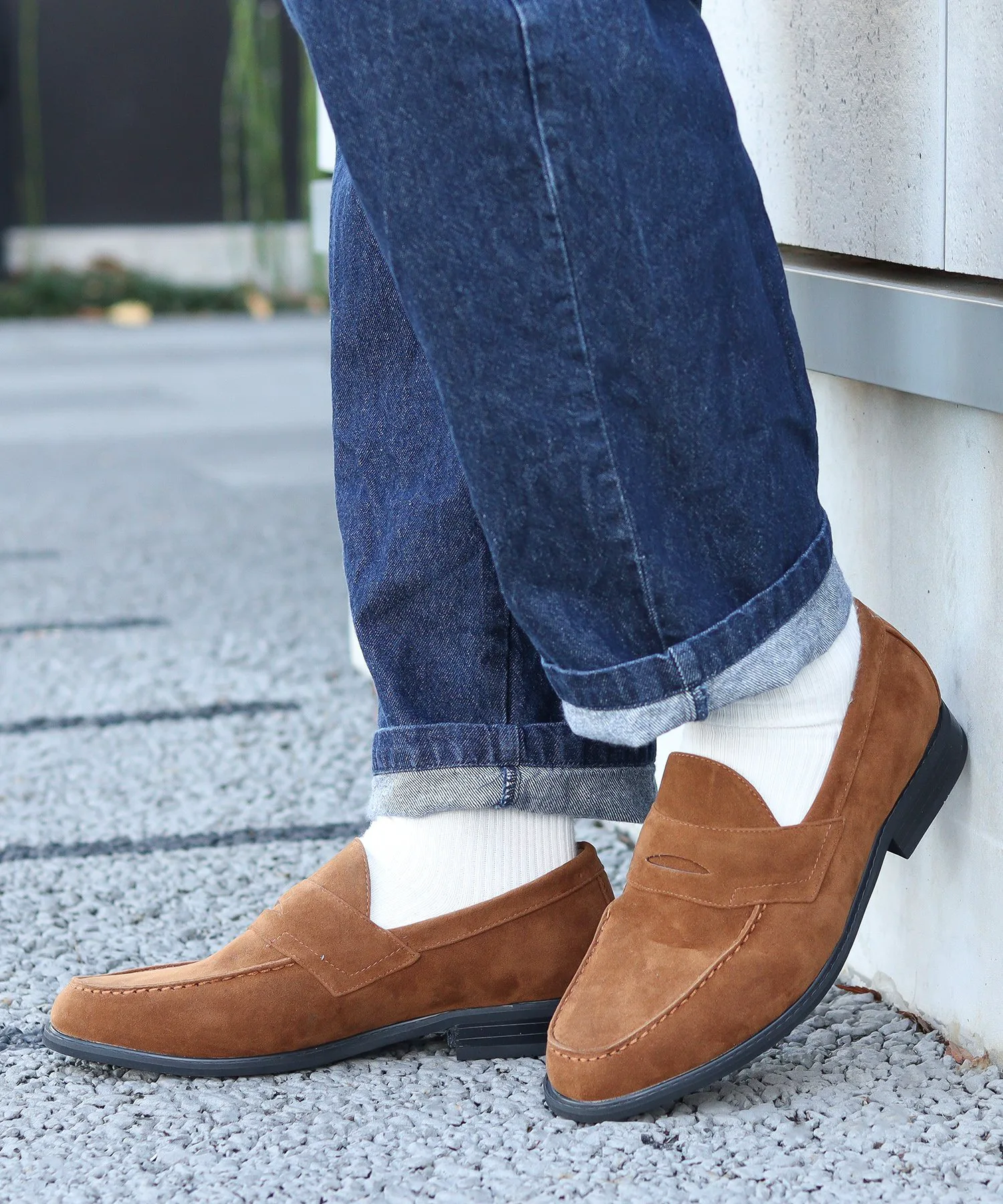 Офисные повседневные классические лоферы 803 Lassu&Friss, Brown suede — фото 2