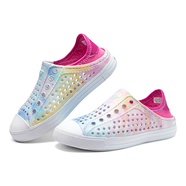 Детские сандалии Foamies GS розовые/цветные Skechers — фото 3