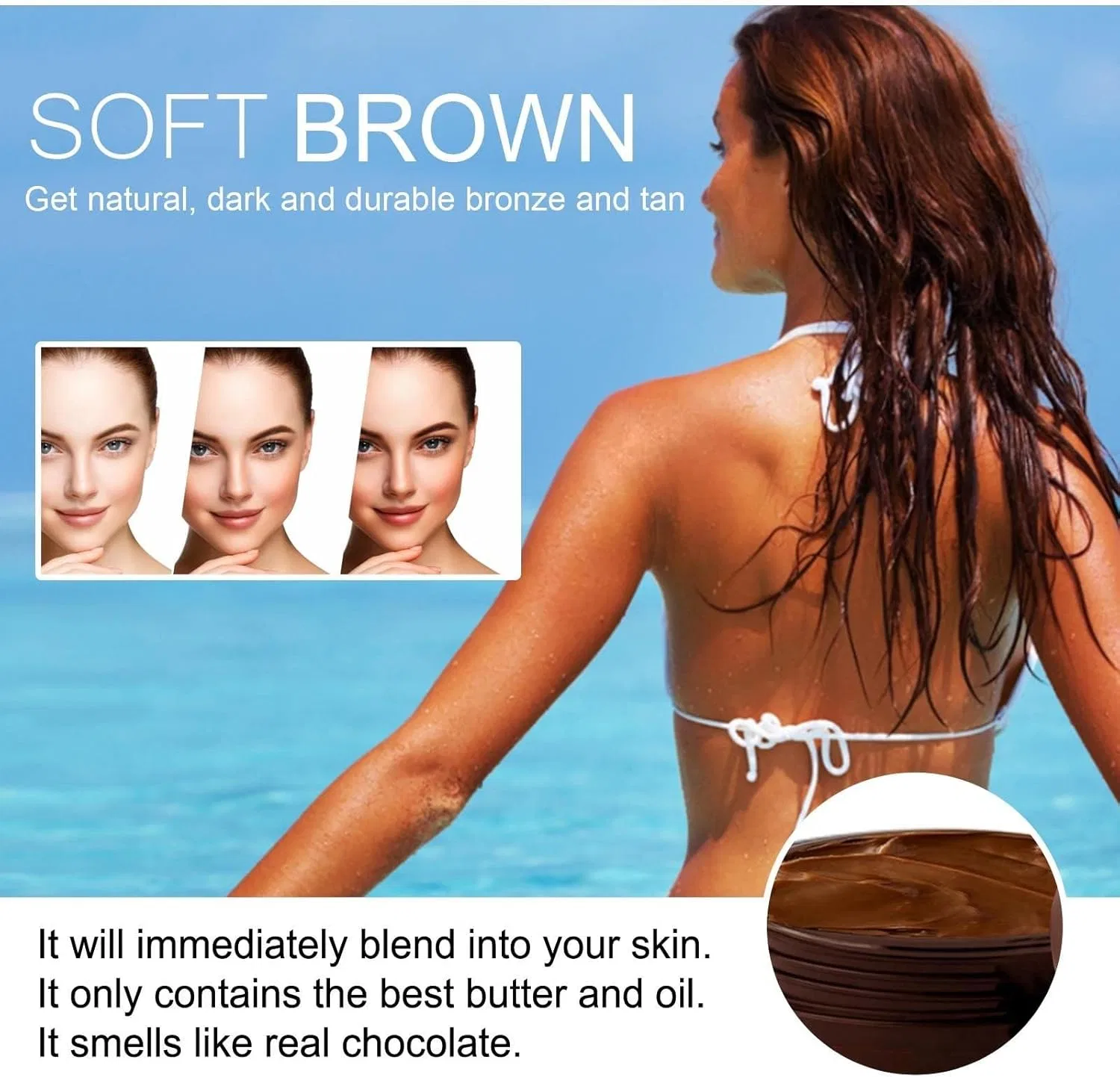 Крем для тела автозагар бронзовый Minon Serum Lavender Body Cream Generic — фото 4