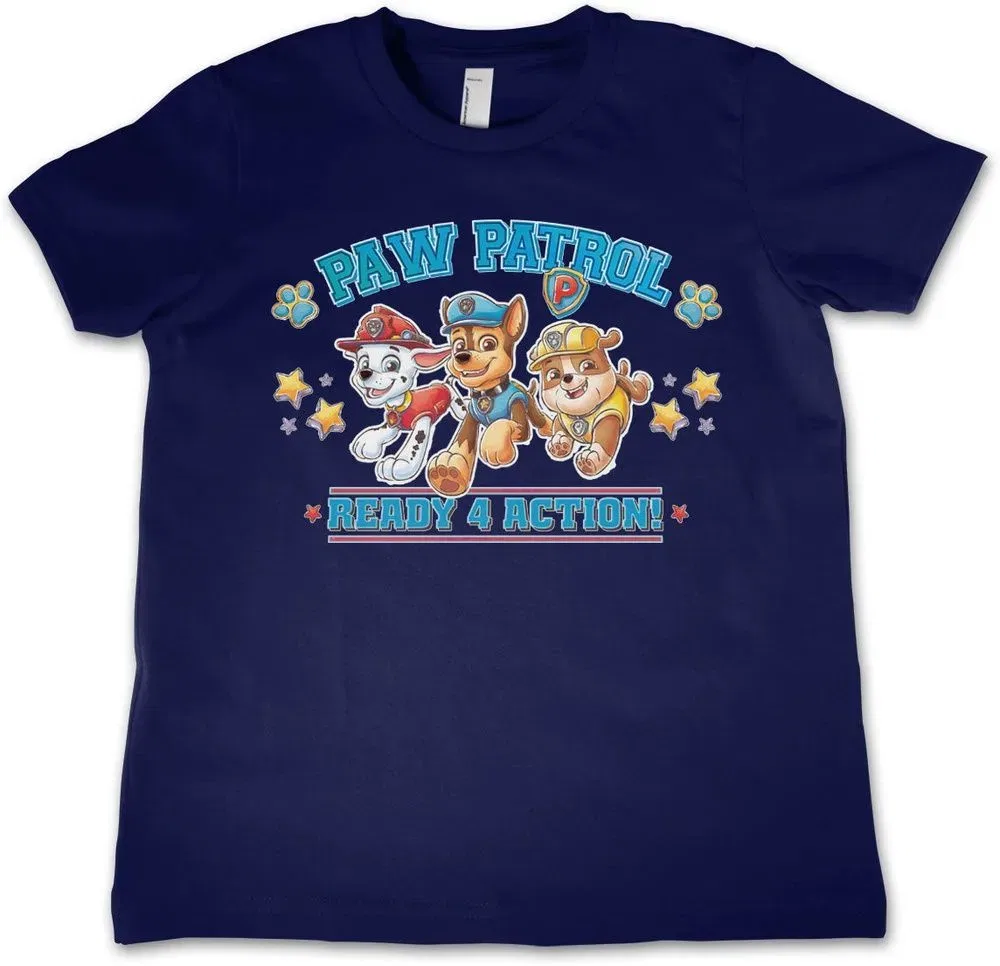 Футболка с принтом, Paw Patrol, синяя