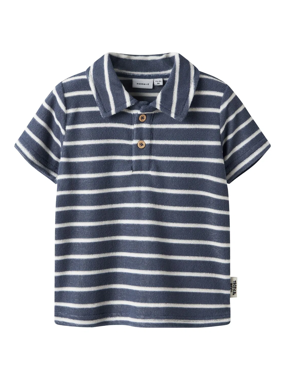 Поло из футера, Name it, vintage indigo