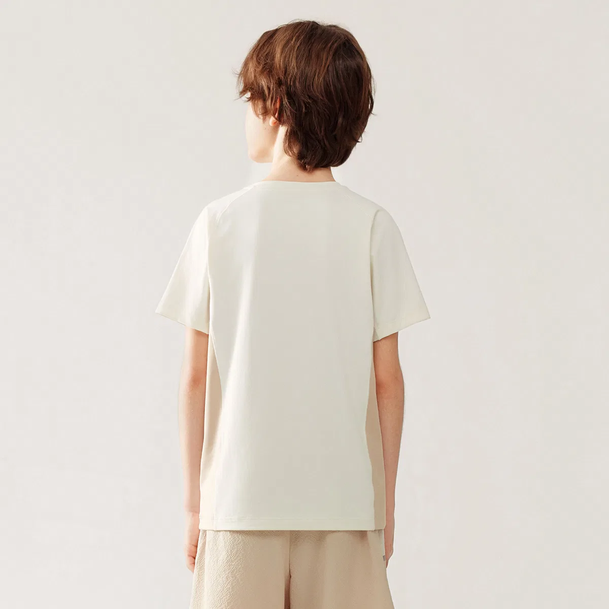 Футболка PERFORMANCE FPH с коротким рукавом vanilla white детская FILA KIDS — фото 4