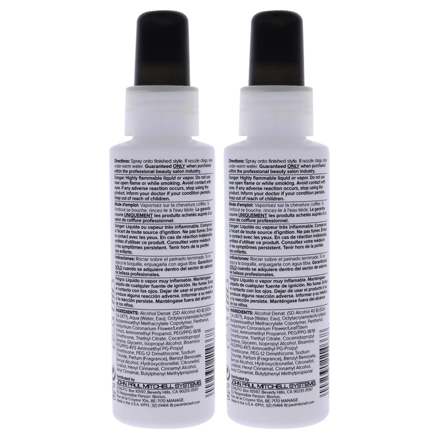 Спрей для волос Firm Style Freeze and Shine Super Spray от Paul Mitchell для мужчин и женщин - 95 мл (3,4 унции) - упаковка из 2 штук, Clear — фото 2