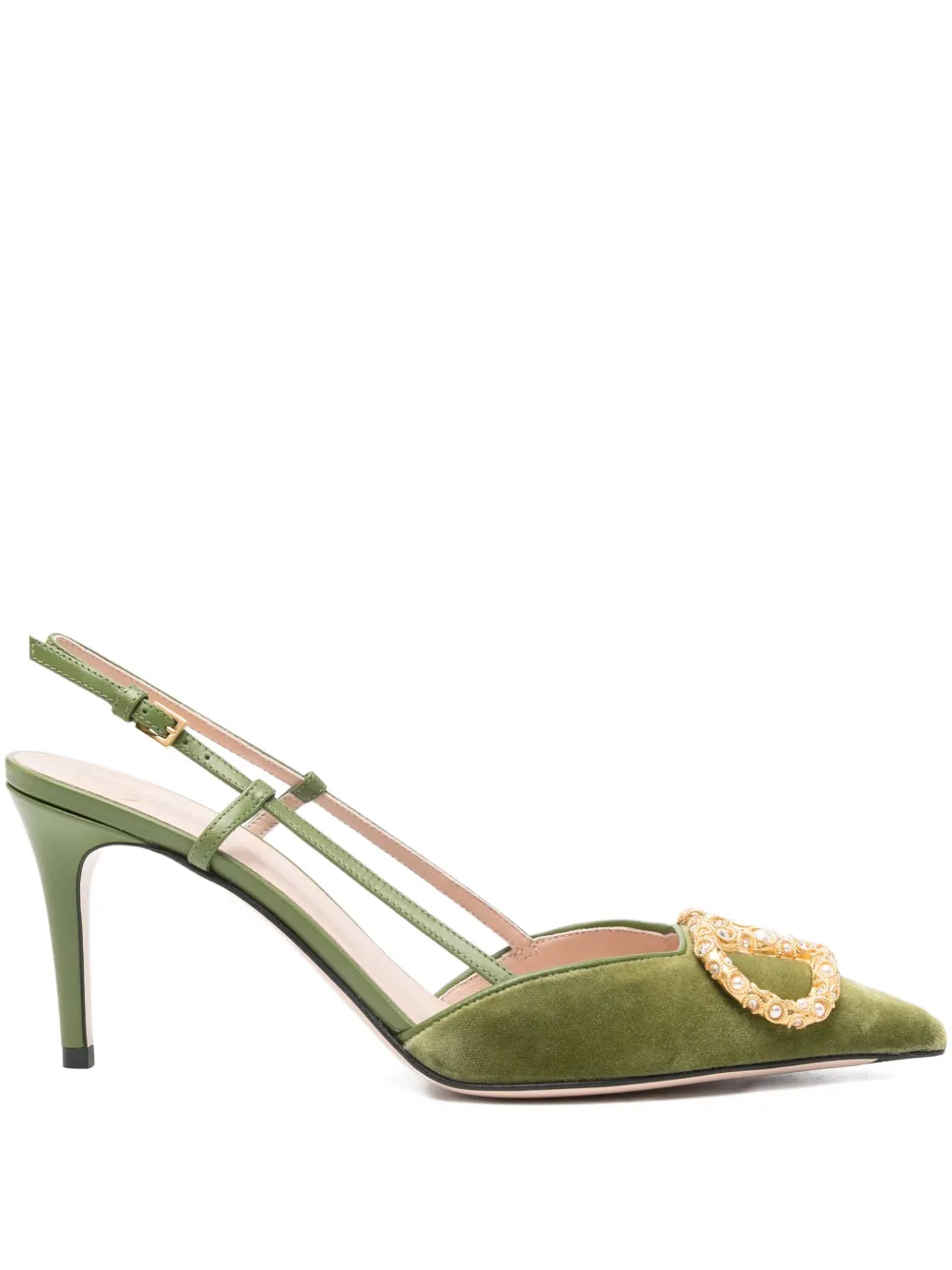 Туфли с логотипом VALENTINO GARAVANI, зеленый
