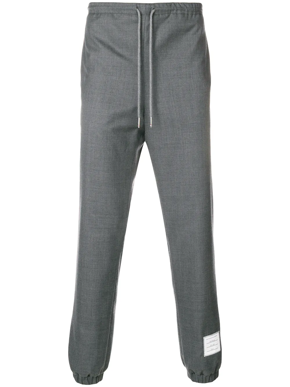 

Спортивные брюки с эластичными манжетами THOM BROWNE, серый
