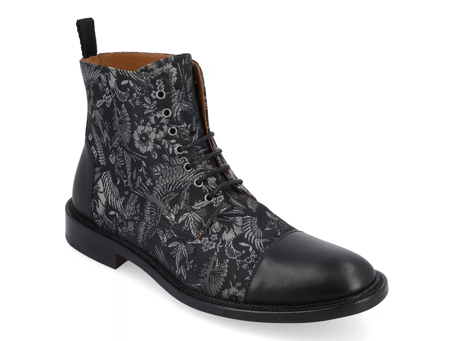 

Ботинки Jack Cap Toe Taft, Dark Sky Black Bird Floral Satin/Leather