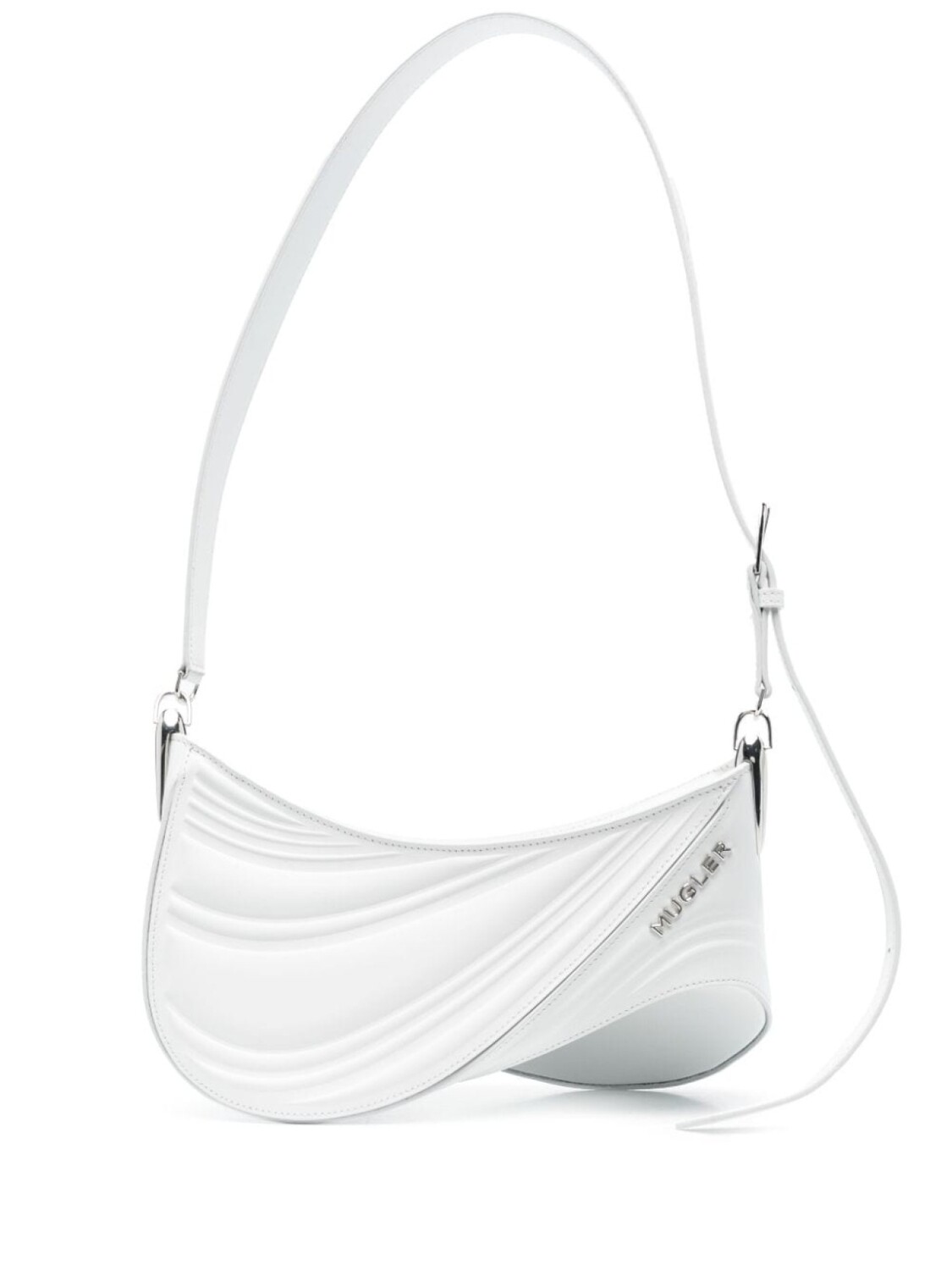 

Mugler сумка на плечо Spiral Curve 01, белый