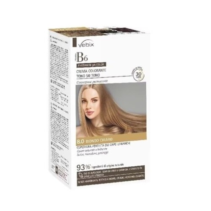 

Краска для волос VEBIX Phytamin Ph Color N.8.0 Светло-русый