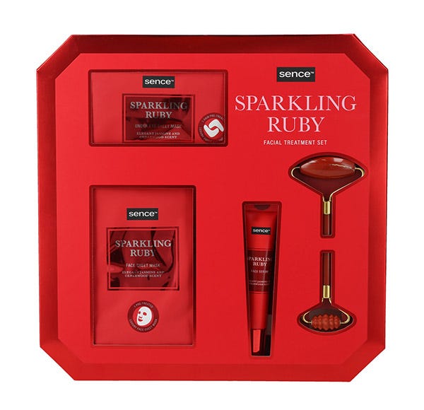 

Подарочный набор для ухода за кожей лица Sparkling Ruby SENCE