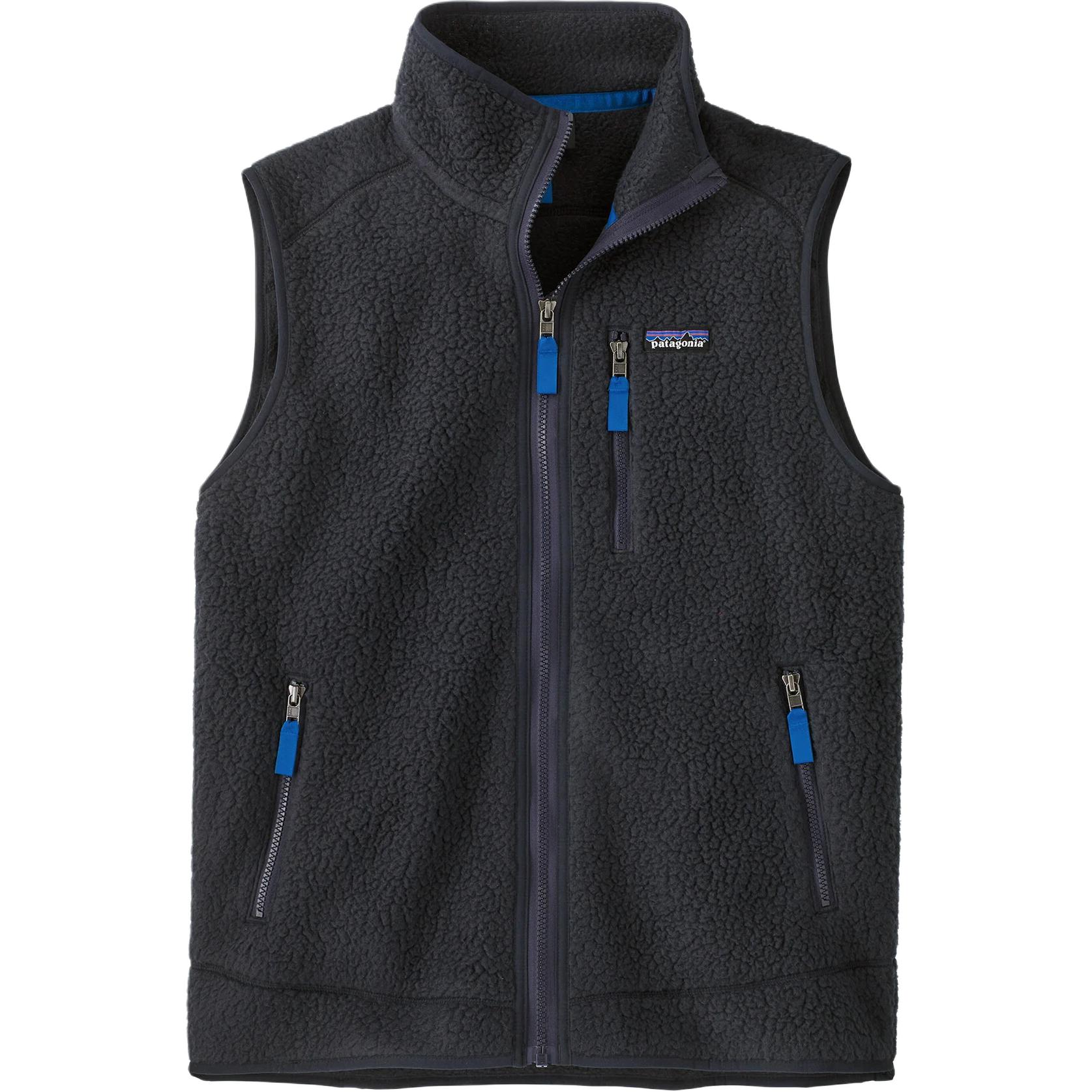 

Patagonia Застёгивающаяся на молнию флисовая жилетка, Asphalt with Endless Blue/PBLE