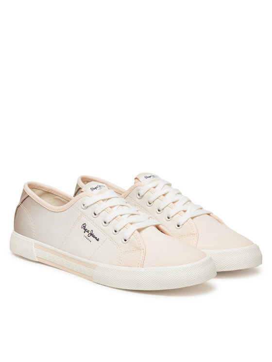 Тканевые кроссовки Brady Colors W PLS31600 Pepe Jeans, розовый — фото 2