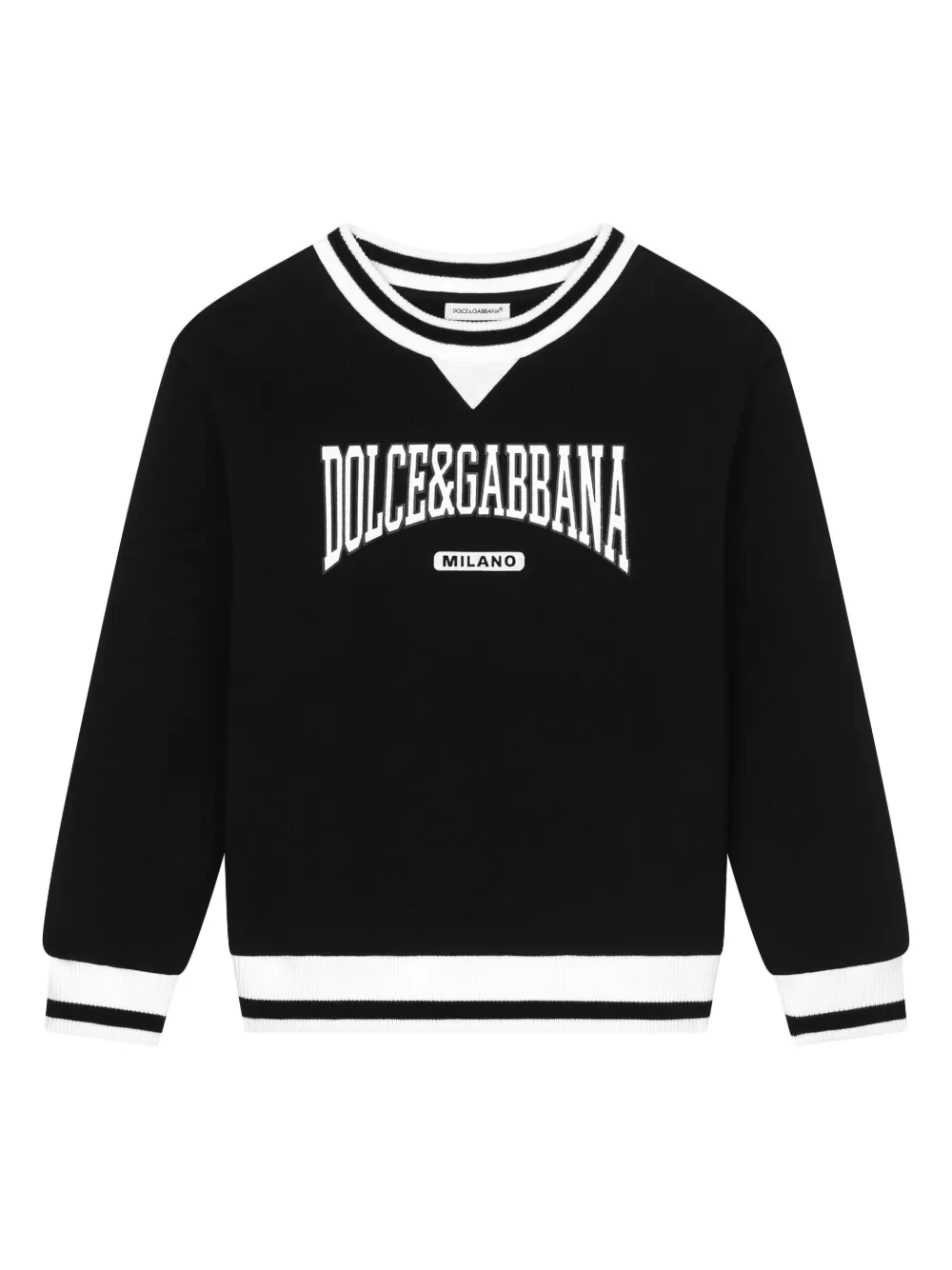 

Толстовка с логотипом Dolce & Gabbana Kids, черный