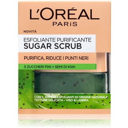 

Сахарный скраб для лица очищающий отшелушивающий 50 мл L'Oréal