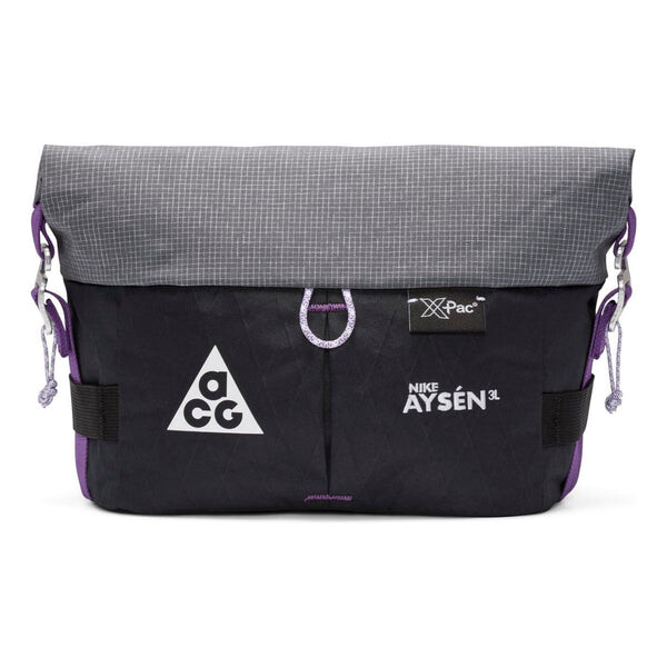 

Сумка acg aysen fanny pack 'black grey' Nike, черный