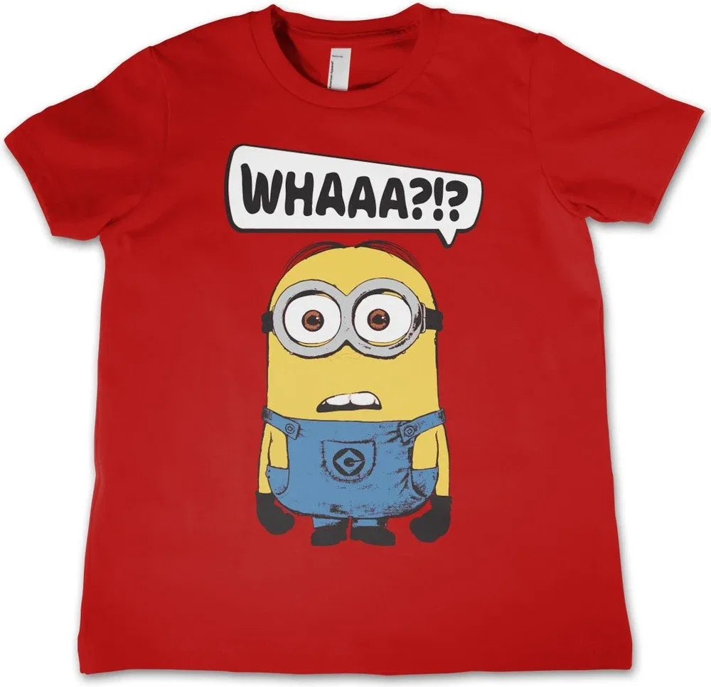 Футболка с принтом Minions, красный