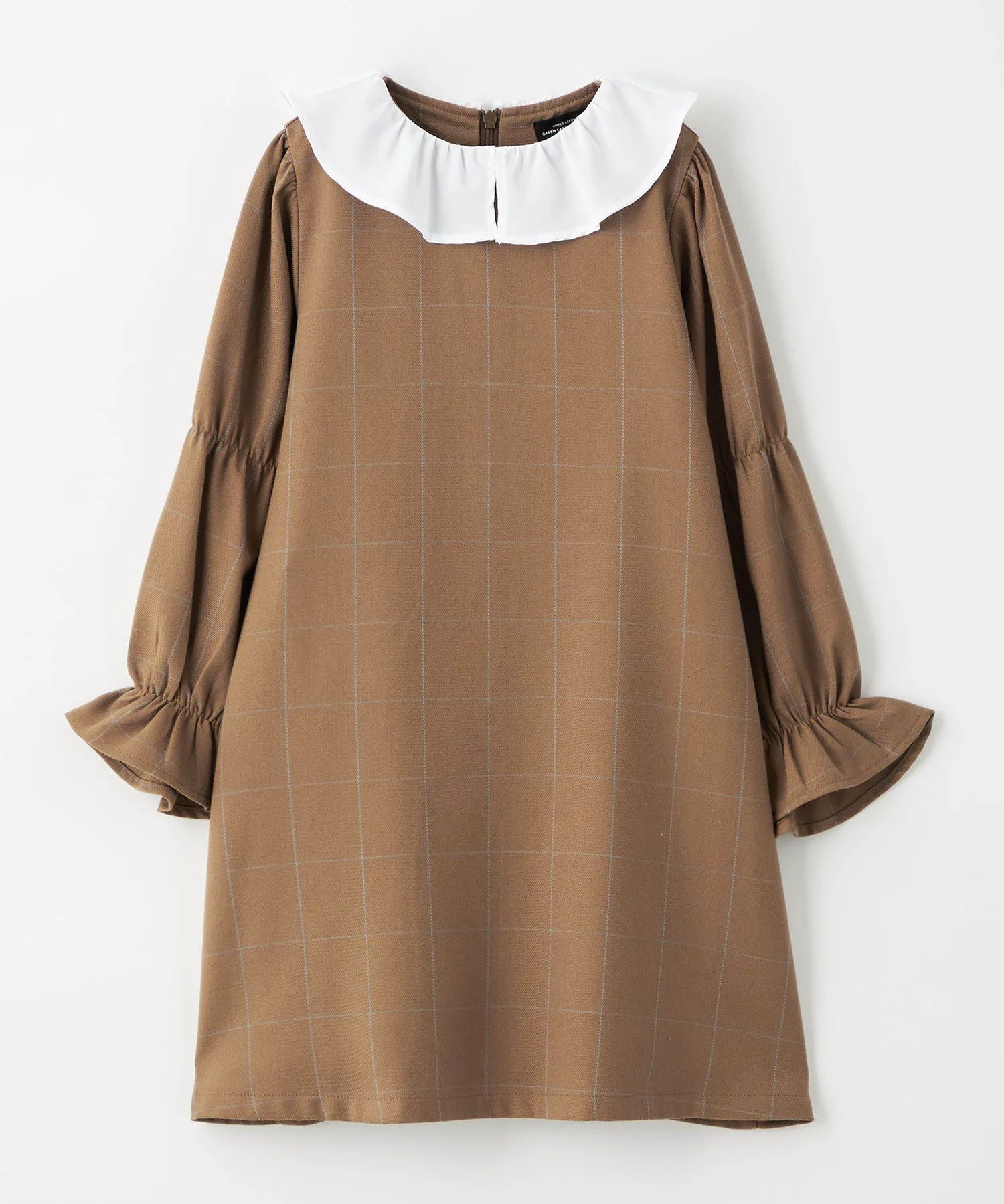 Белое клетчатое платье Eri для детей 100-130 см United Arrows Green Label Relaxing, Other 1