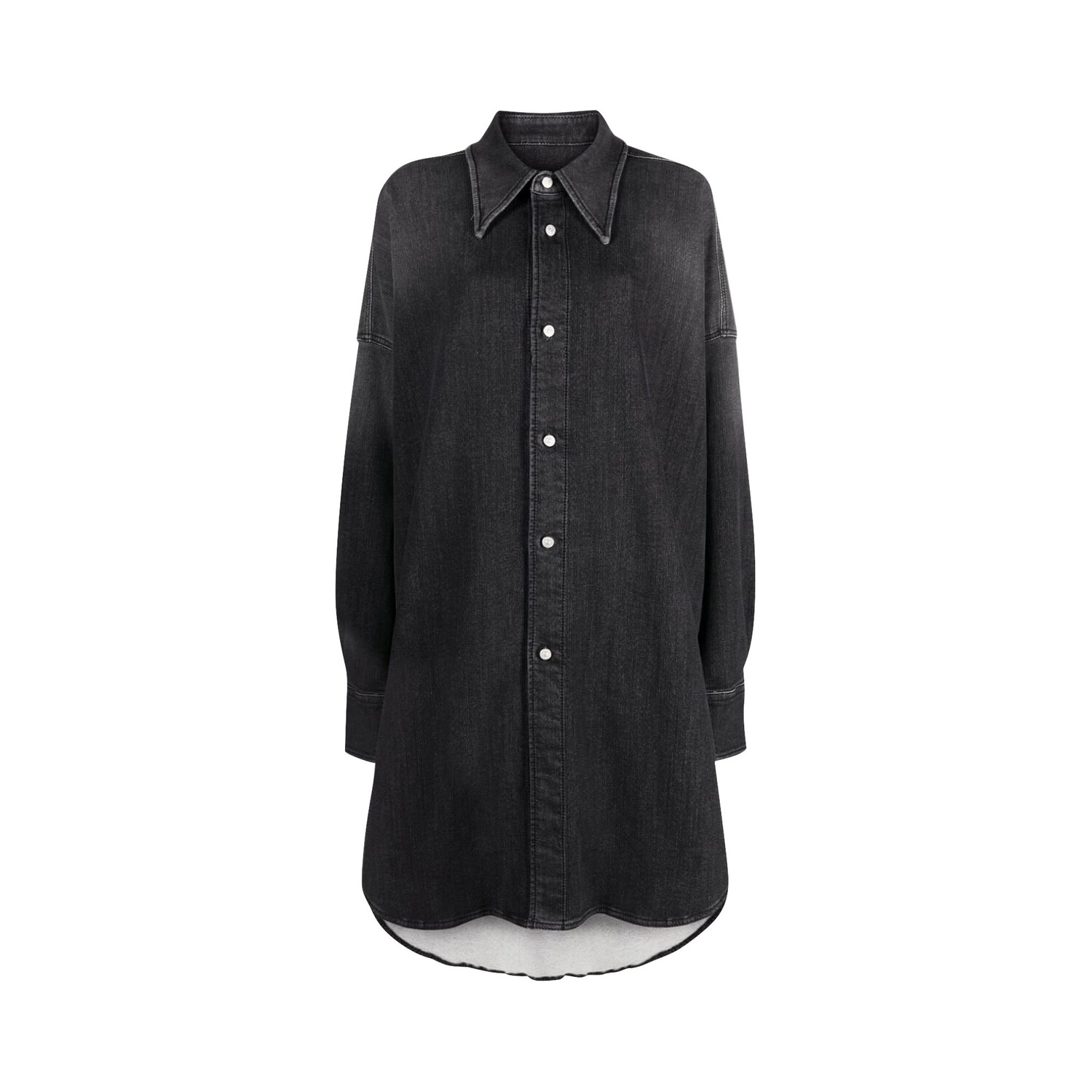 

Платье-рубашка MM6 Maison Margiela, цвет Черный