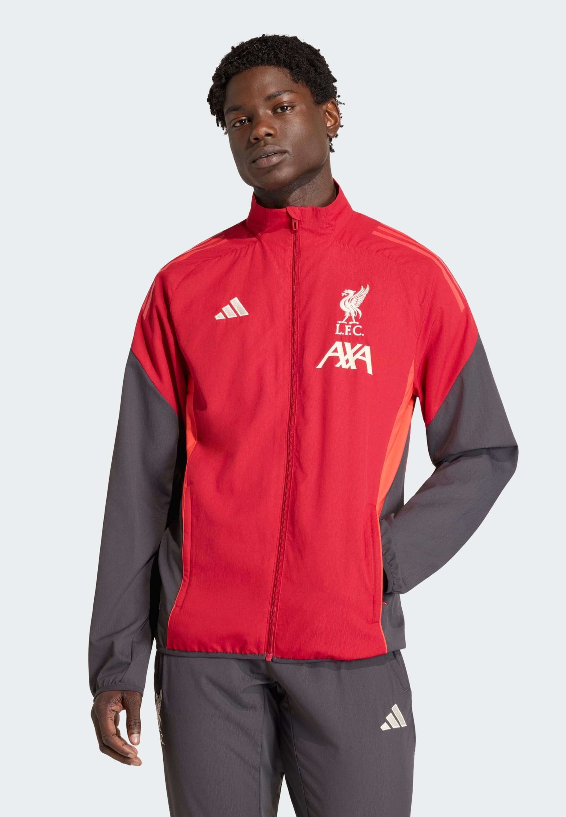 Adidas Performance Тренировочная куртка 'FC Liverpool Tiro 25 Competition' в красном цвете — фото 2