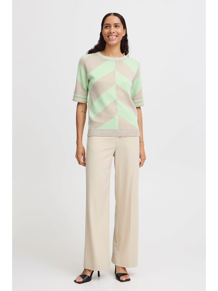 

B. young Вязаный свитер BYMMORLA стандартного кроя, цвет Nile Green Mix