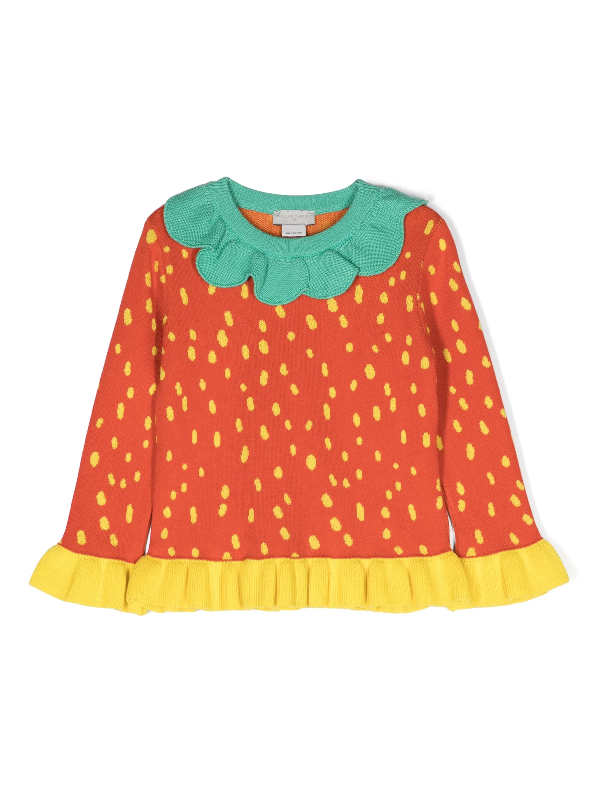 

Джемпер Strawberry Stella Mccartney Kids, оранжевый