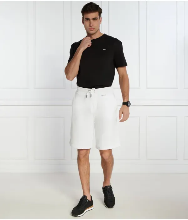 Шорты с логотипом NANO comfort fit Calvin Klein, белый — фото 2