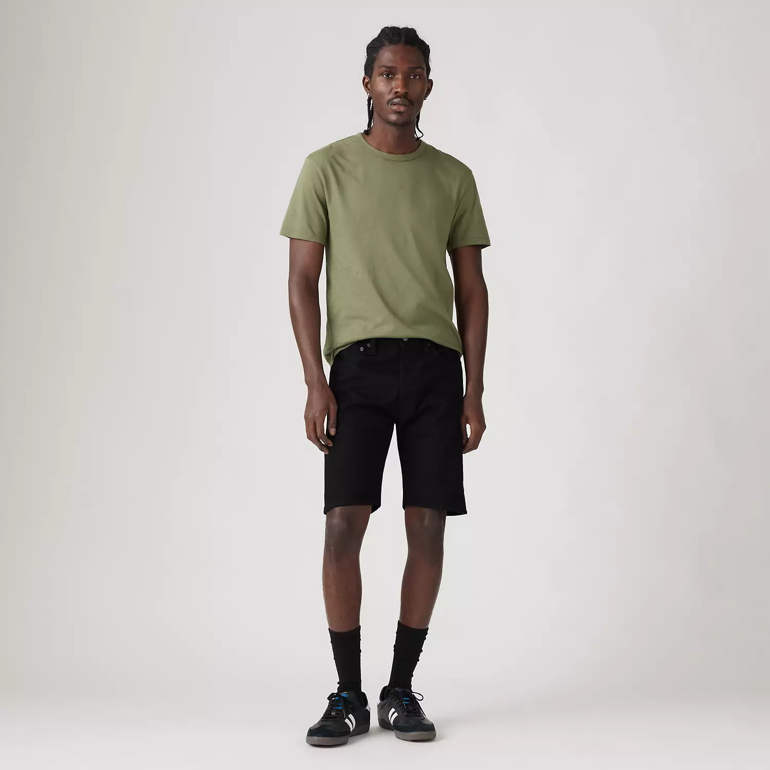 

501 мужские шорты оригинального кроя длиной 9 дюймов с подшивкой Levi's, черный