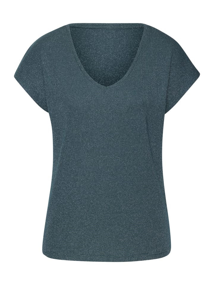 

Рубашка с короткими рукавами бирюзового цвета LASCANA