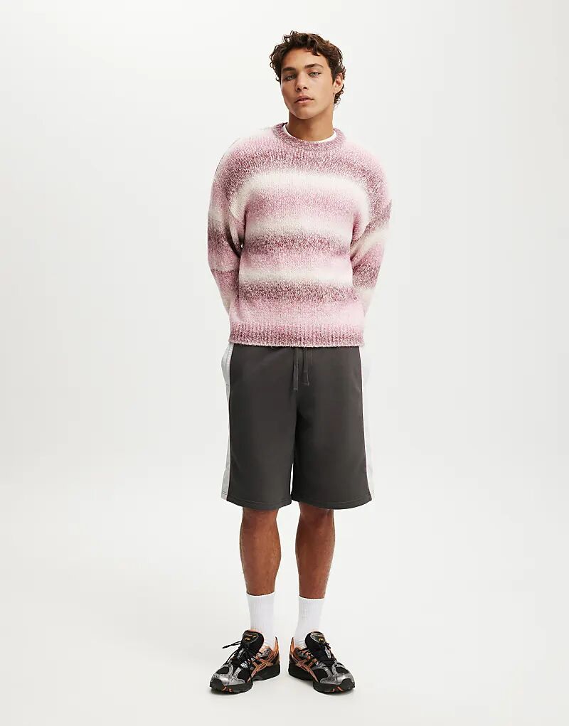 

Короткие флисовые шорты Cotton On Super baggy серого цвета