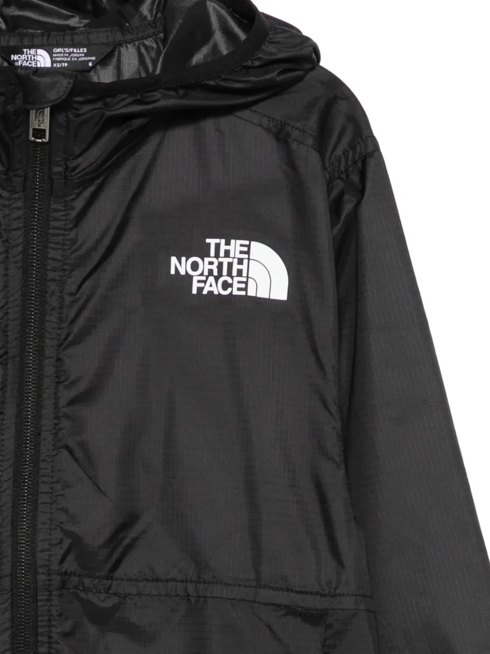 Куртка на молнии с капюшоном The North Face Kids, черный — фото 3
