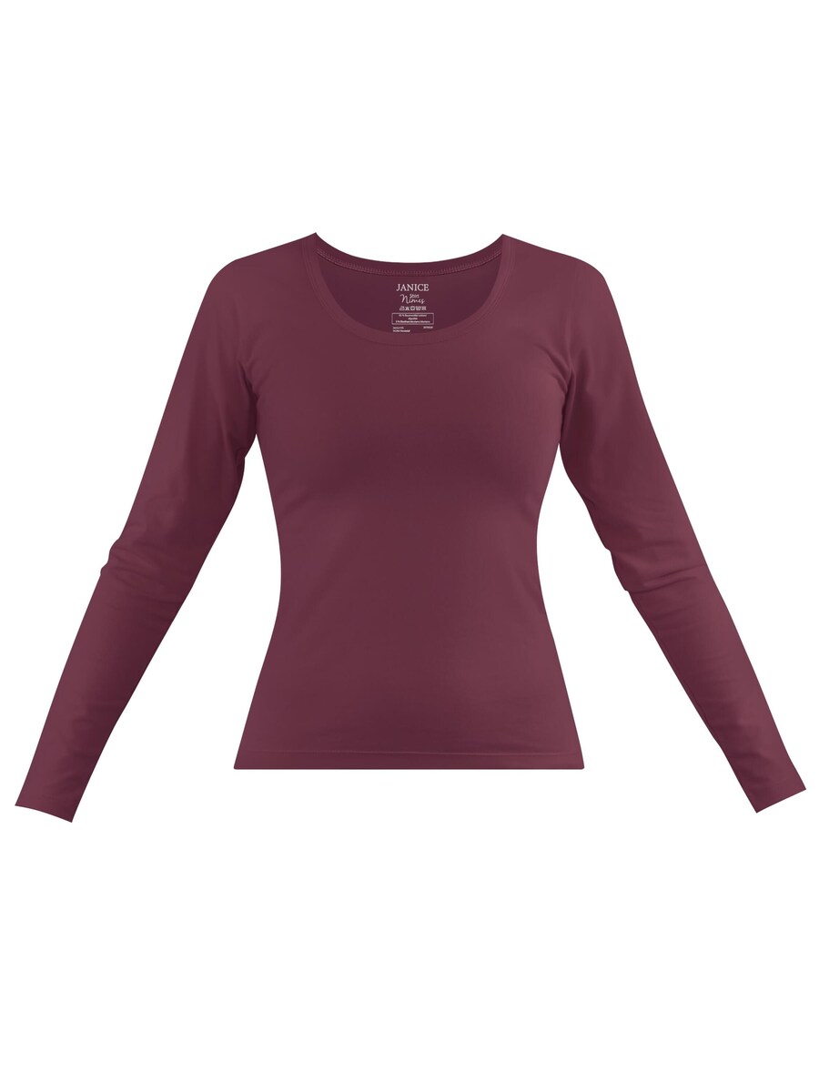 

Лонгслив Janice Shirt Nimes, темно-красный