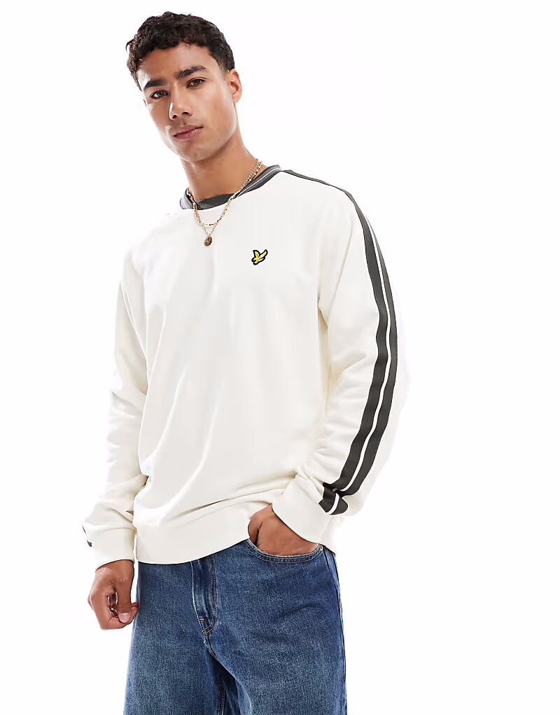 

Толстовка Lyle & Scott со средними слоями и контрастной тесьмой в цвете x788 натуральный