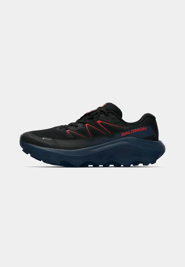 Кроссовки для трейлраннинга ultra flow 2 gtx Salomon, Black/Spellbound/Fiery Red — фото 2