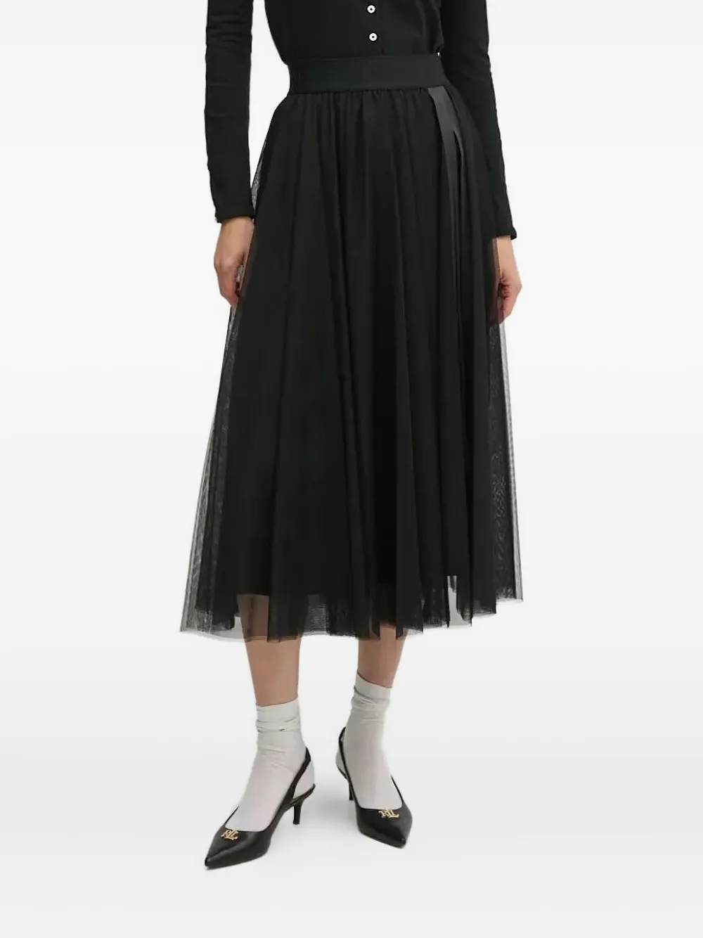 

Юбка миди А-силуэта из тюля Joop!, черный