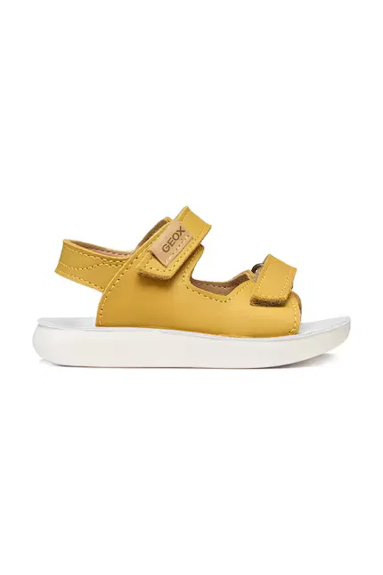 Сандалии из нубука SANDAL LIGHTFLOPPY Geox, желтый — фото 2