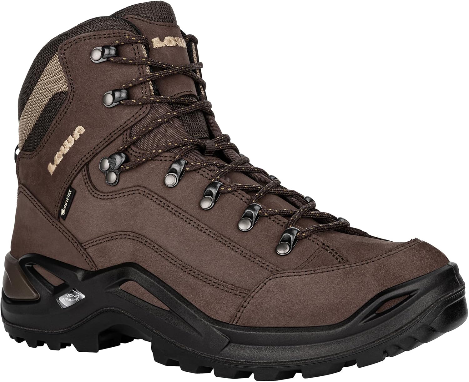 Мужские походные ботинки Lowa Renegade GTX Mid Low, коричневый — фото 4