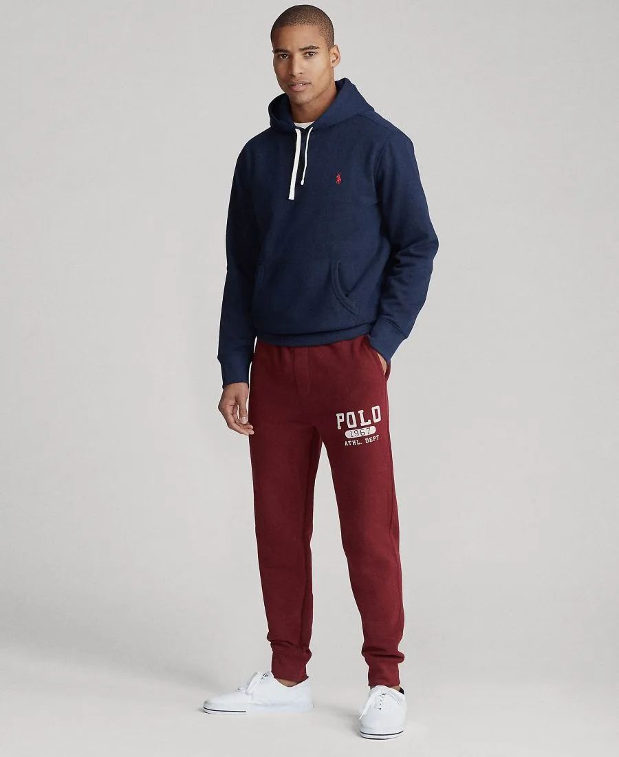 Мужская флисовая толстовка с капюшоном Polo Ralph Lauren, cruise темно-синий — фото 3